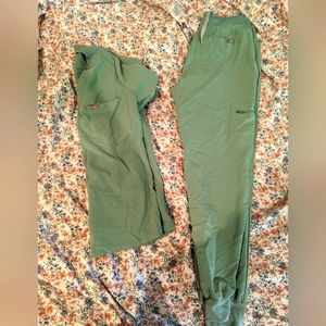 Mint Green Figs Scrubs Set